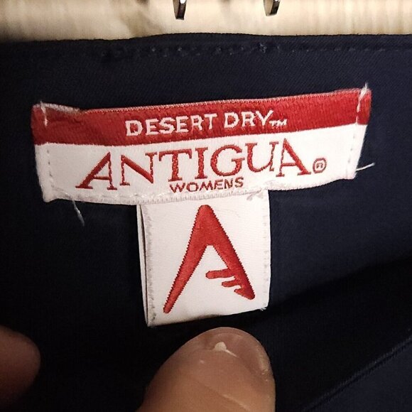 Antigua Desert Dry Navy Pants Red Piping 6 - Picture 8 of 11